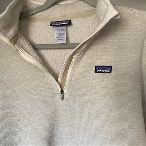 Patagonia Better Sweater 1/4 Zip Fleece Cream